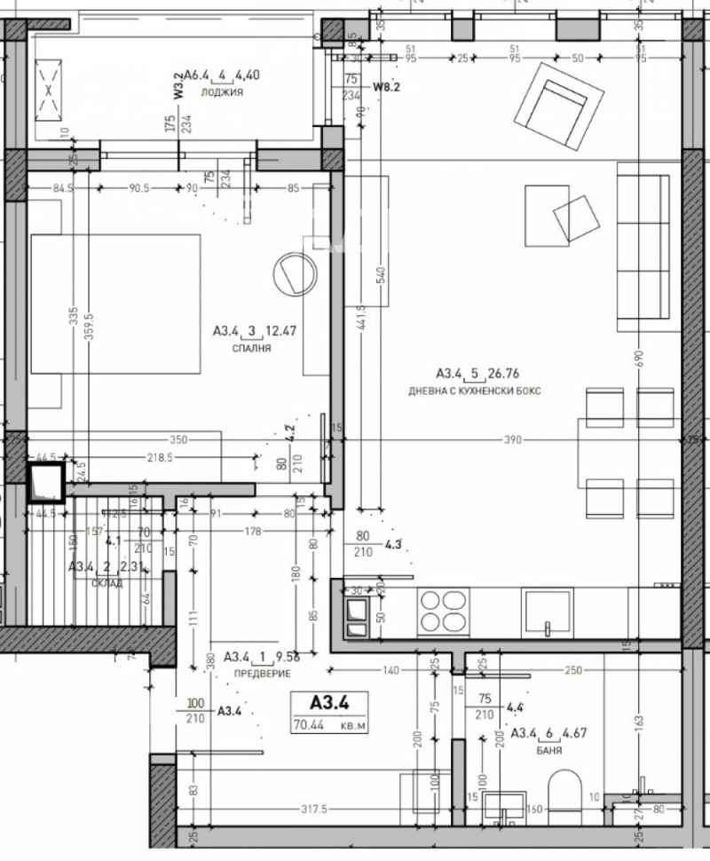 En venta  1 dormitorio Sofia , Ovcha kupel , 88 metros cuadrados | 63349926 - imagen [4]