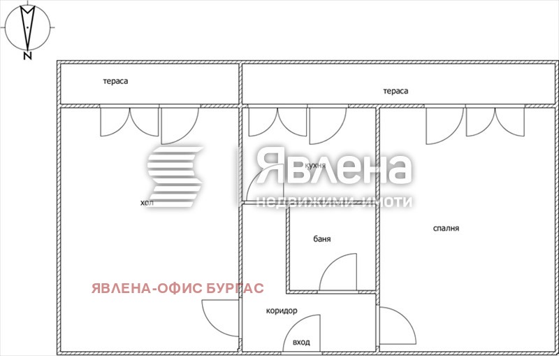 Продава 2-СТАЕН, гр. Бургас, Зорница, снимка 2 - Апартаменти - 53039073