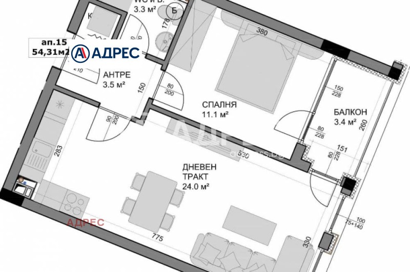 Продава 2-СТАЕН, гр. Варна, Владислав Варненчик 1, снимка 3 - Апартаменти - 53045823