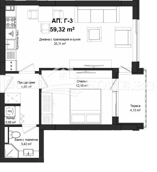 Продава 2-СТАЕН, гр. Пловдив, Гагарин, снимка 9 - Апартаменти - 54464417
