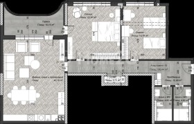 2 chambres Tsentar, Sofia