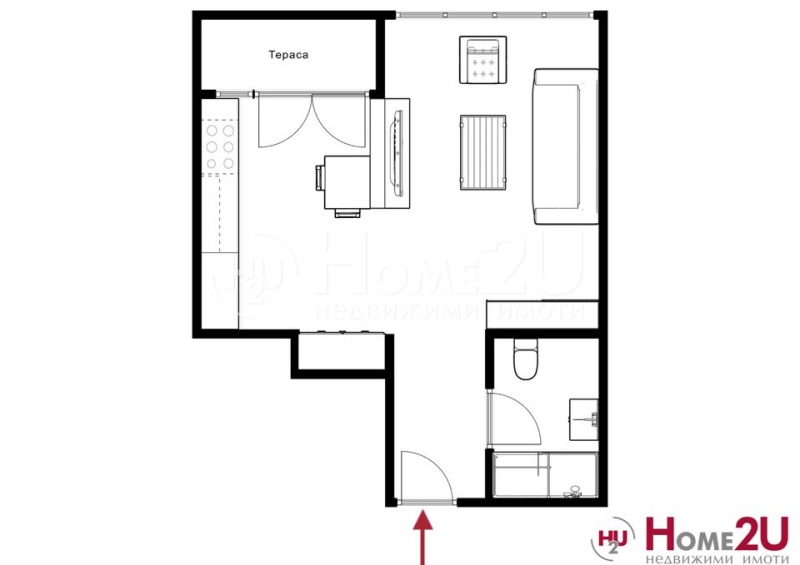 En venta  Estudio Plovdiv , Jristo Smirnenski , 60 metros cuadrados | 94937952 - imagen [6]