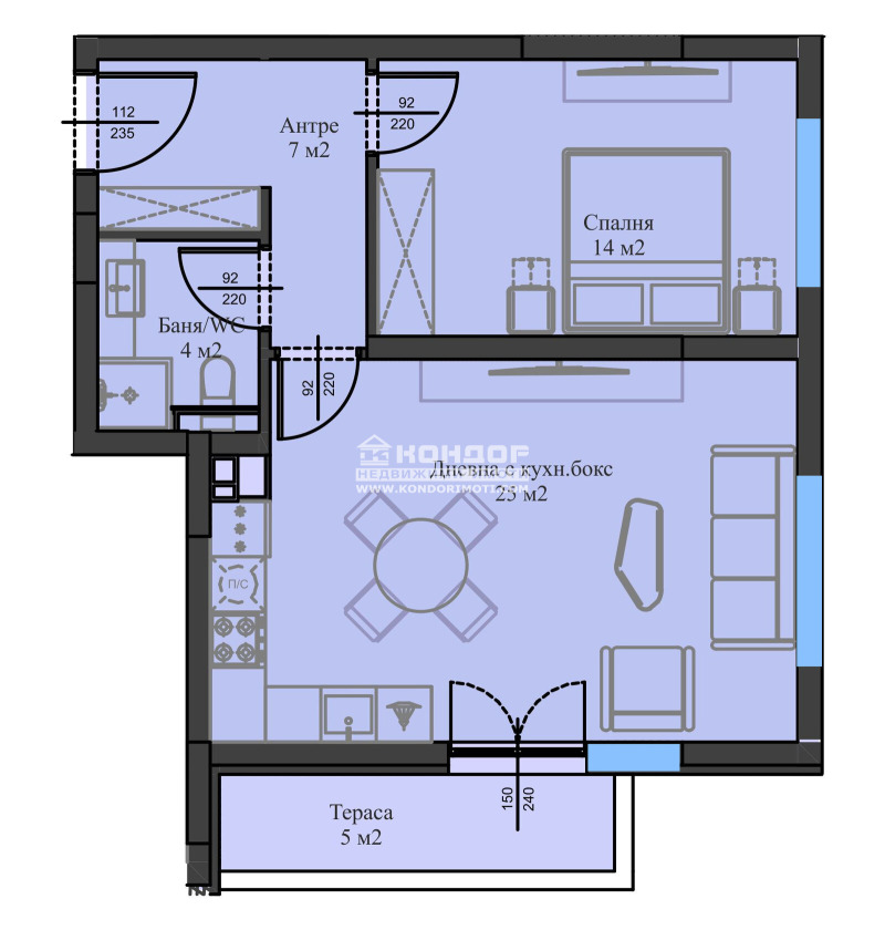 Продава 2-СТАЕН, гр. Пловдив, Въстанически, снимка 3 - Aпартаменти - 47808119