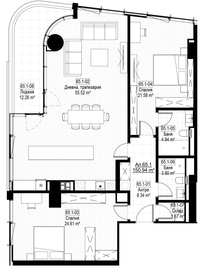 Продава 3-СТАЕН, гр. София, Младост 3, снимка 11 - Апартаменти - 52847054