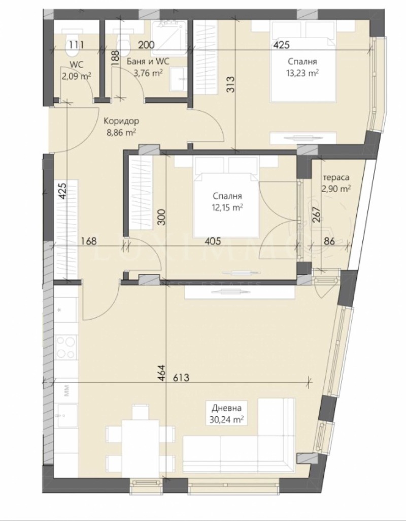 En venta  2 dormitorios Plovdiv , Karshiyaka , 104 metros cuadrados | 91870809 - imagen [8]