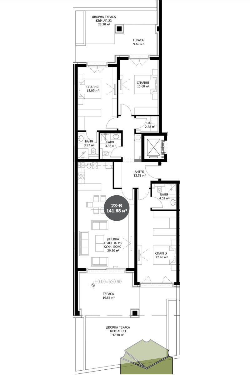 Продава 4-СТАЕН, гр. София, Витоша, снимка 12 - Апартаменти - 53106958