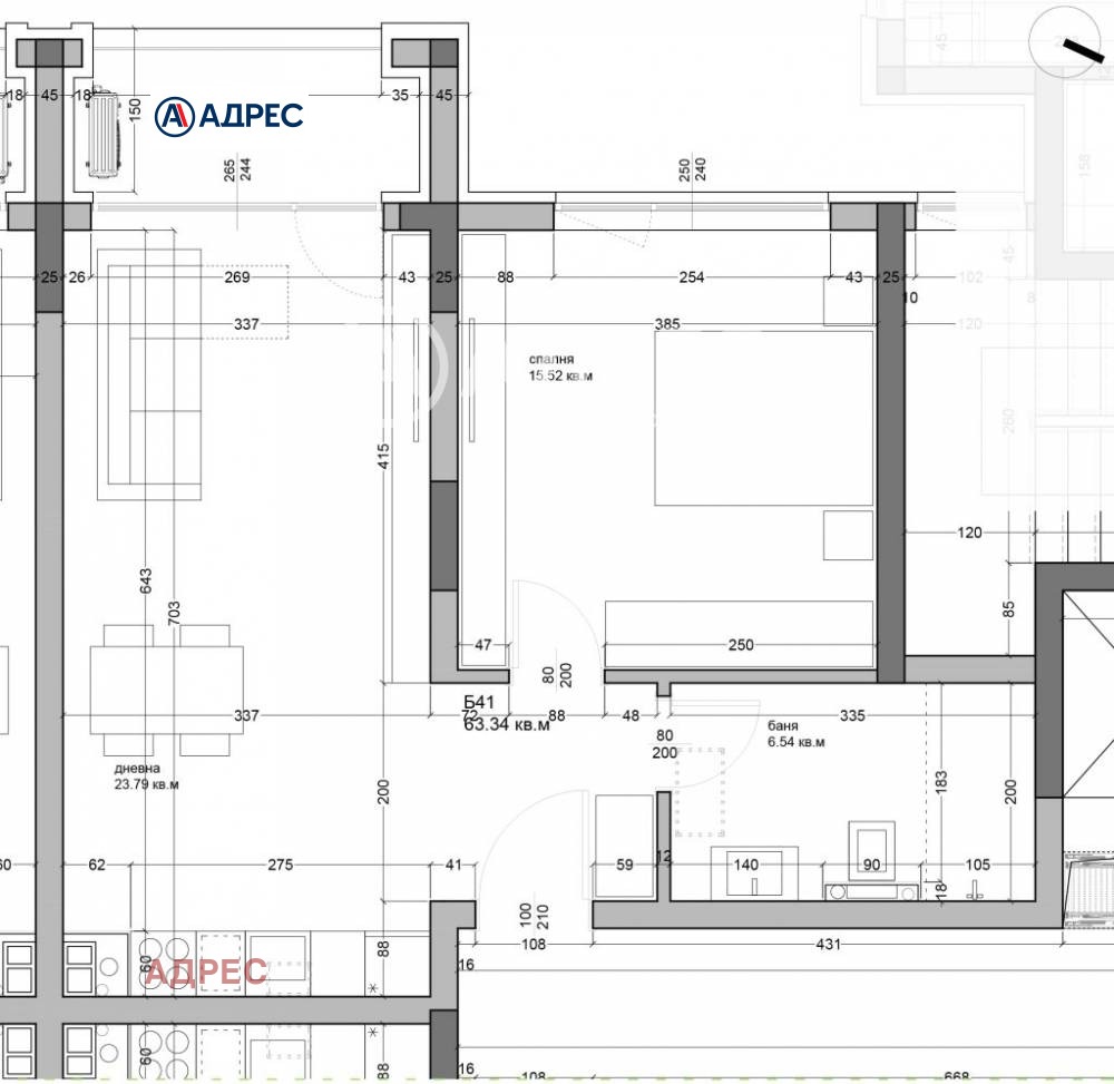 Продава 2-СТАЕН, гр. Варна, Аспарухово, снимка 3 - Апартаменти - 54912622