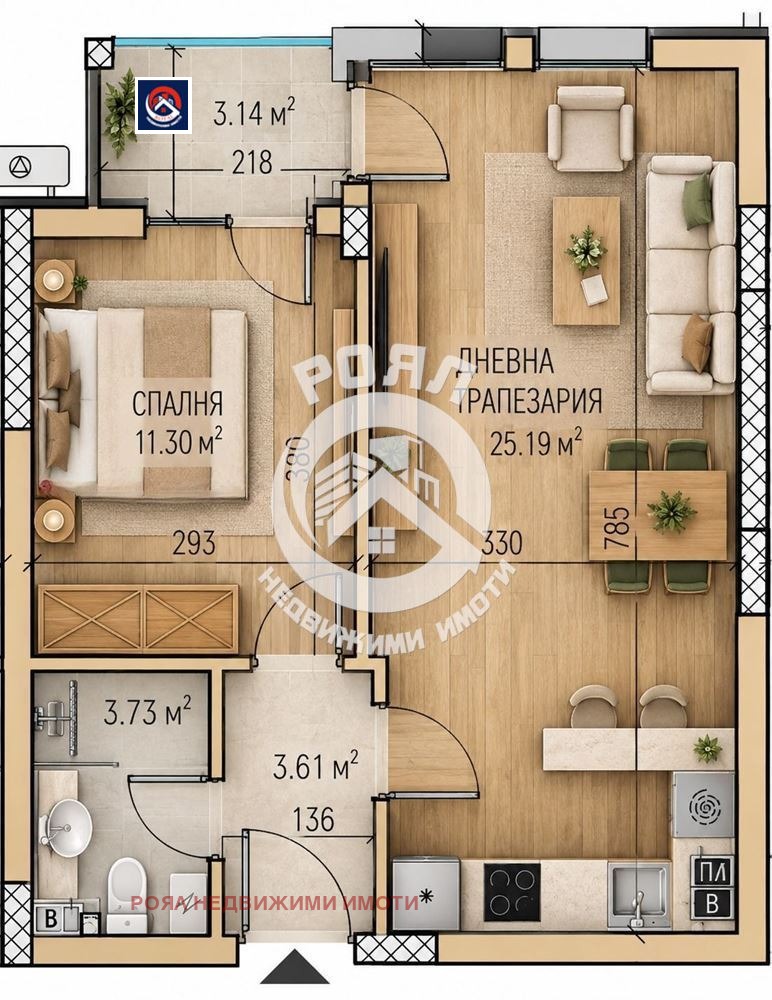 Продава 2-СТАЕН, гр. Пловдив, Остромила, снимка 6 - Апартаменти - 56603315