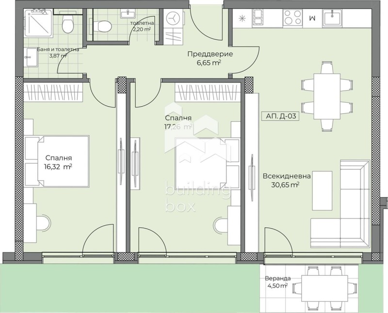Na prodej  2 ložnice Plovdiv , Ostromila , 101 m2 | 79030101 - obraz [2]