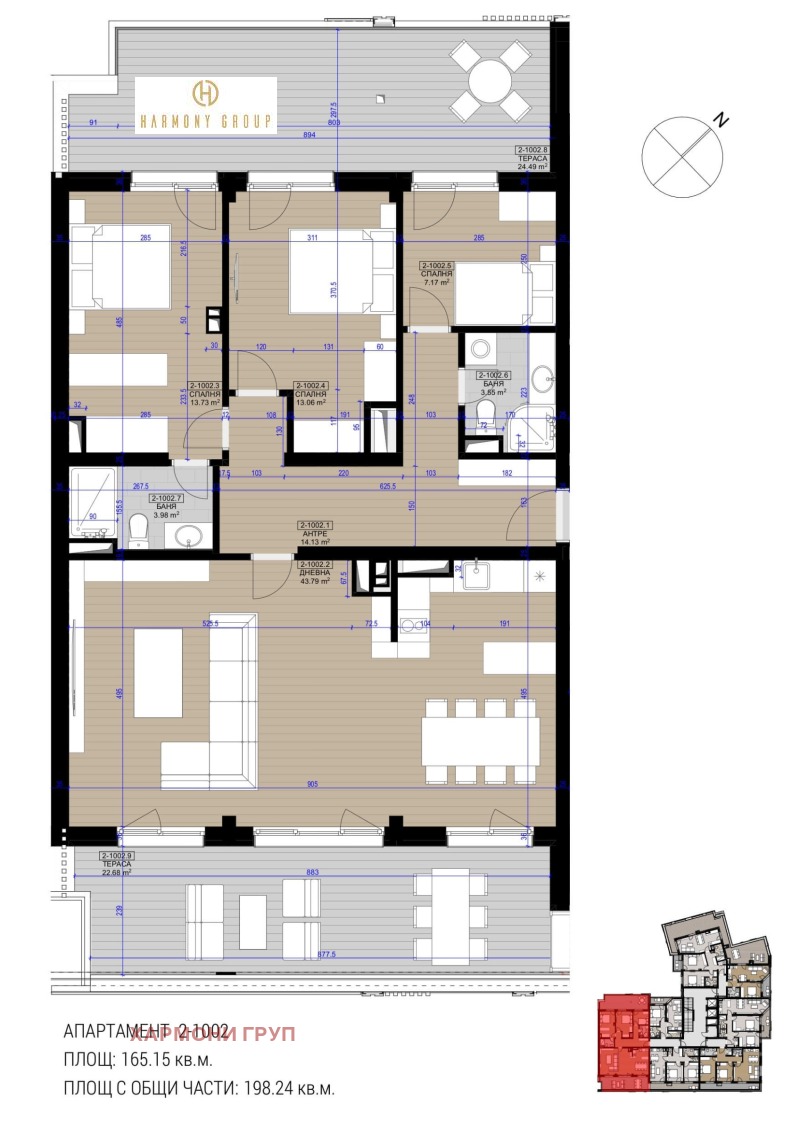 Продава МНОГОСТАЕН, гр. София, Полигона