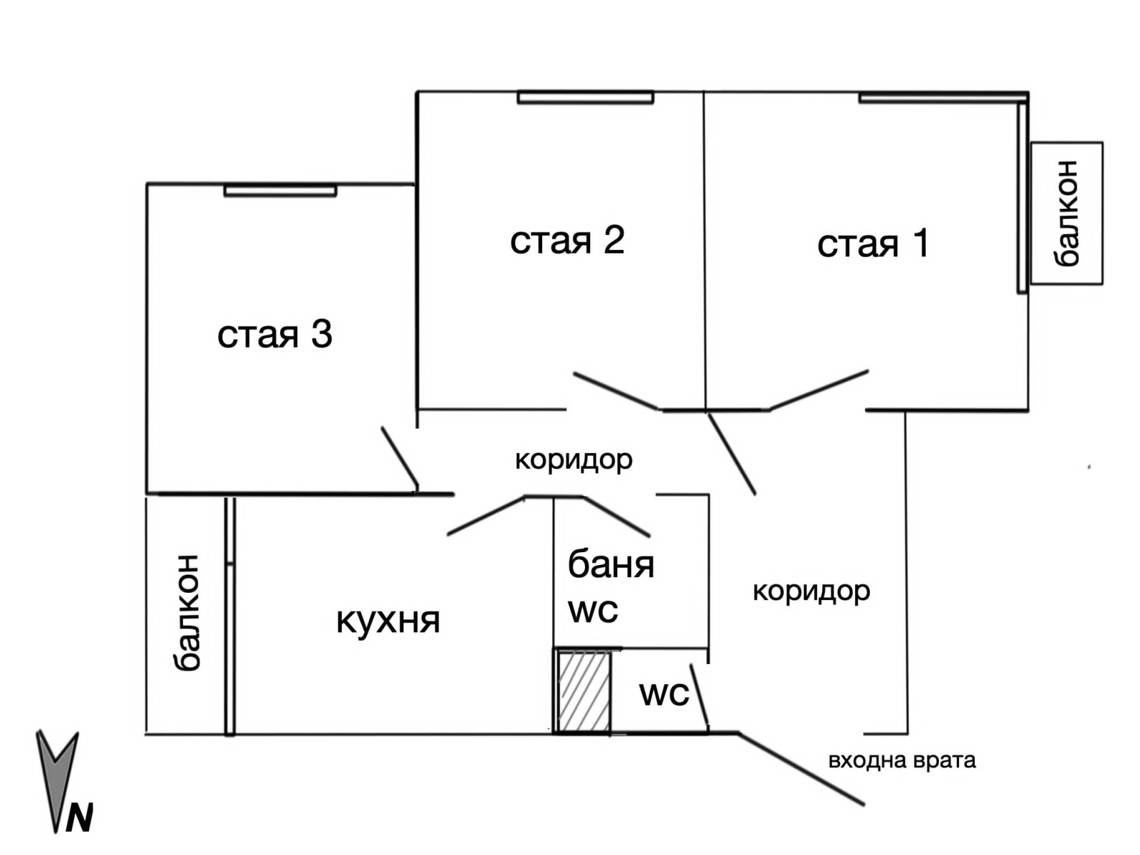 Продава 3-СТАЕН, гр. София, Красна поляна 2