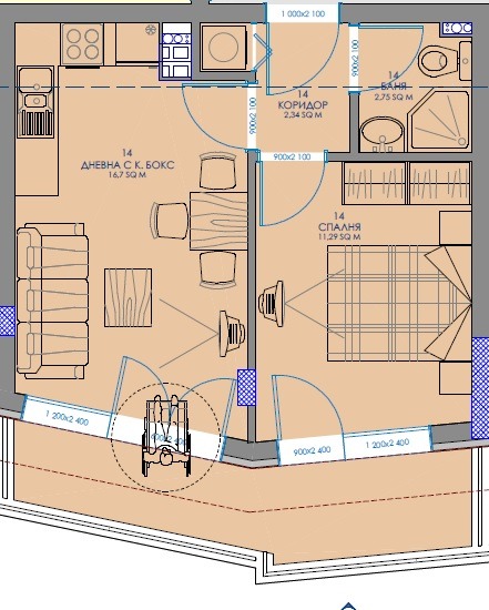 Продава 2-СТАЕН, гр. София, Хаджи Димитър, снимка 7 - Апартаменти - 53177812