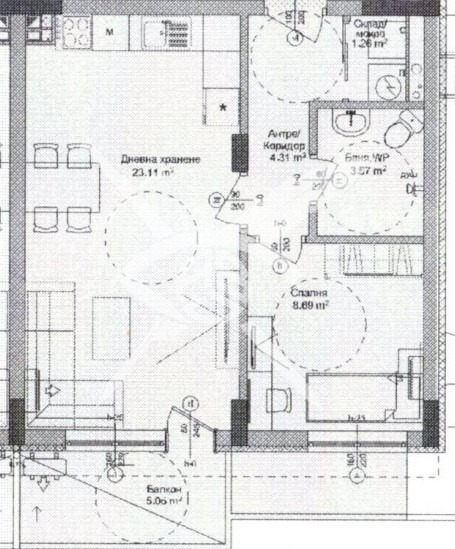 En venta  1 dormitorio región Burgas , Aytos , 64 metros cuadrados | 86121999