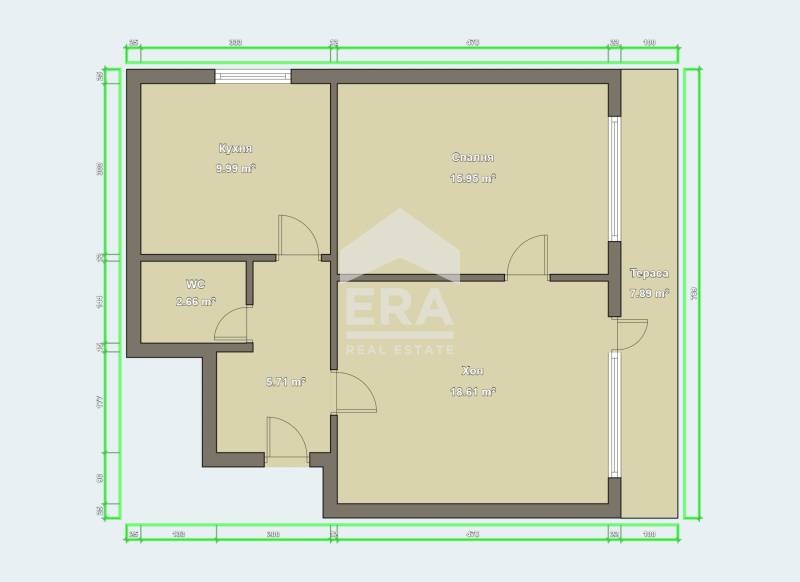 Myytävänä  1 makuuhuone Kardzhalin alue , Momtšilgrad , 90 neliömetriä | 74810619 - kuva [11]