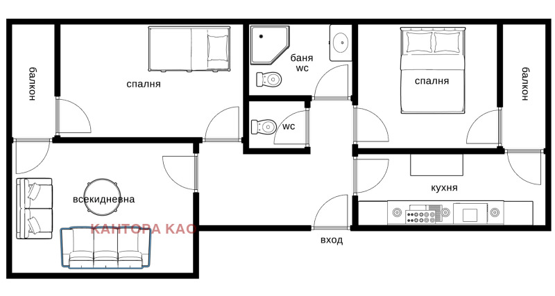 Продава 3-СТАЕН, гр. София, Банишора, снимка 16 - Апартаменти - 52735975