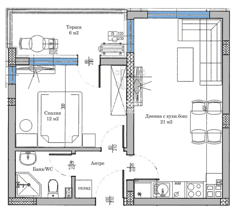 Продава 2-СТАЕН, гр. Пловдив, Беломорски, снимка 3 - Aпартаменти - 49267949