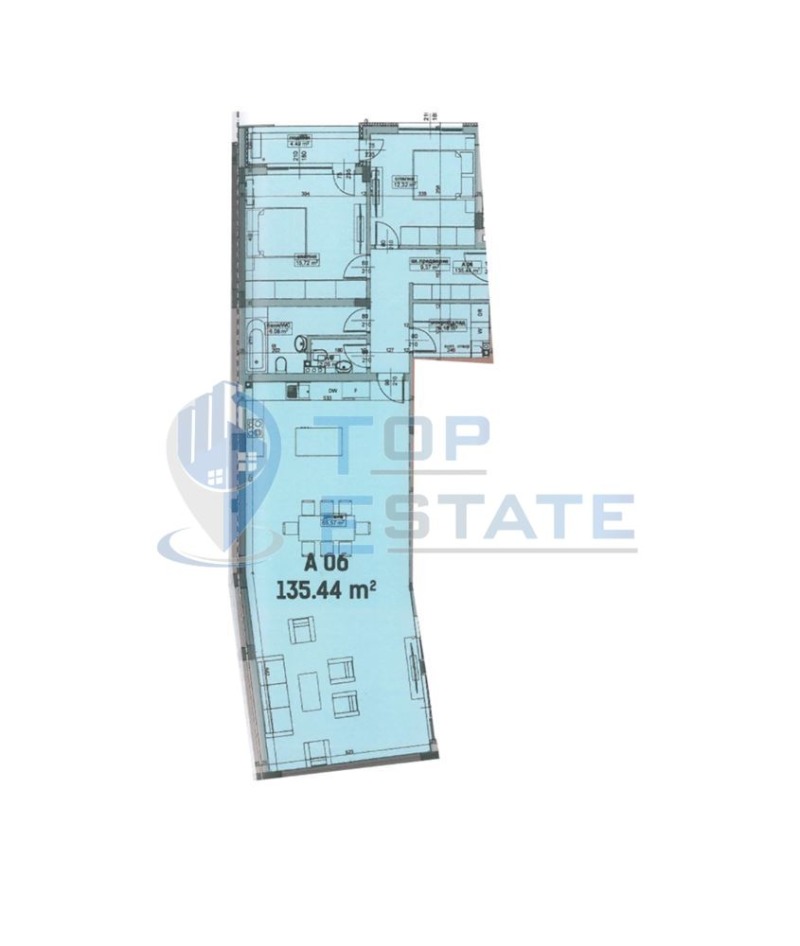 Продава 3-СТАЕН, гр. Велико Търново, Бузлуджа, снимка 3 - Aпартаменти - 47617006