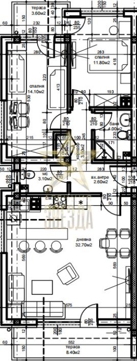 Продава 3-СТАЕН, гр. Пловдив, Беломорски, снимка 1 - Aпартаменти - 48709491