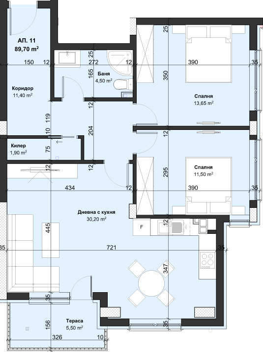 Продава 3-СТАЕН, гр. Варна, Виница, снимка 6 - Апартаменти - 54467011