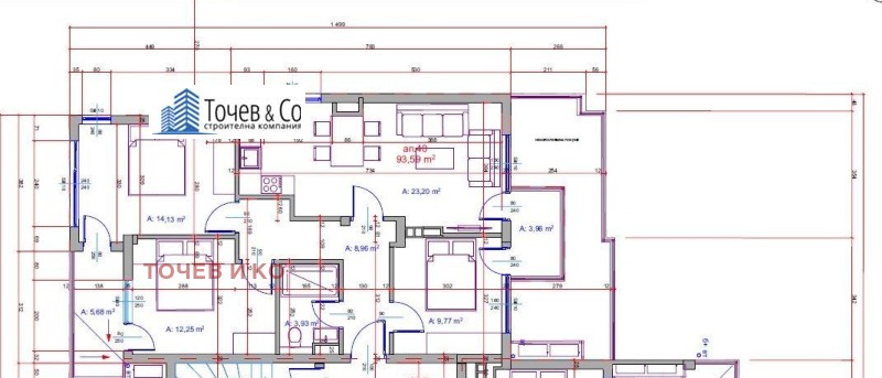 Продава  Многостаен град Бургас , Меден рудник - зона В , 110 кв.м | 10125982 - изображение [2]