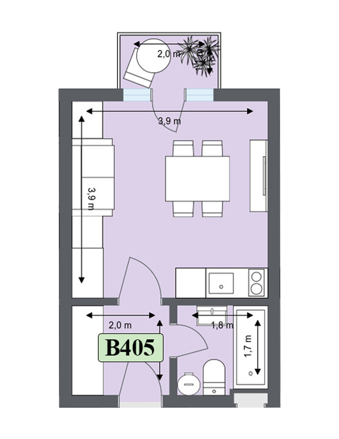 Satılık  Stüdyo bölge Blagoevgrad , Bansko , 42 metrekare | 18931556 - görüntü [2]