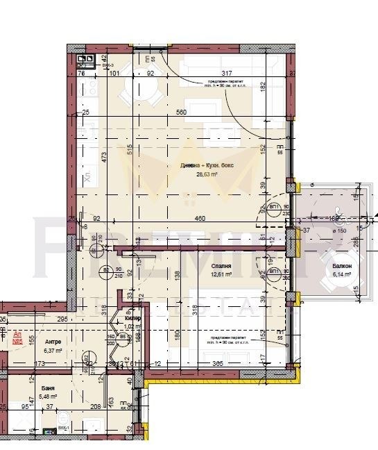 Продава 2-СТАЕН, гр. Варна, Виница, снимка 3 - Апартаменти - 53040983