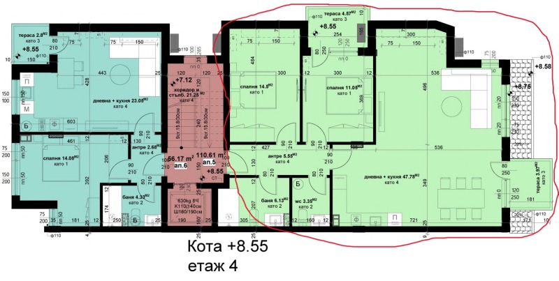 Продава 3-СТАЕН, гр. Стара Загора, Център, снимка 2 - Aпартаменти - 45744821