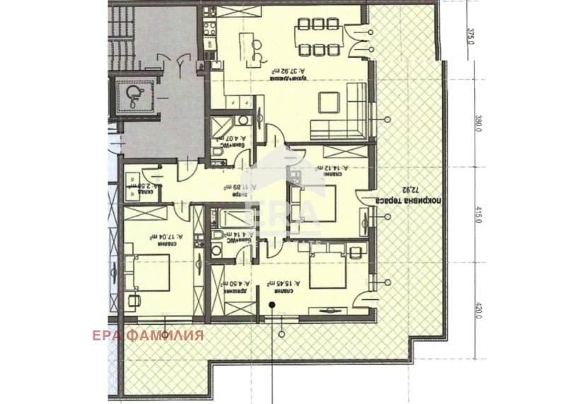 Продава 4-СТАЕН, гр. София, Малинова долина, снимка 2 - Апартаменти - 54191962