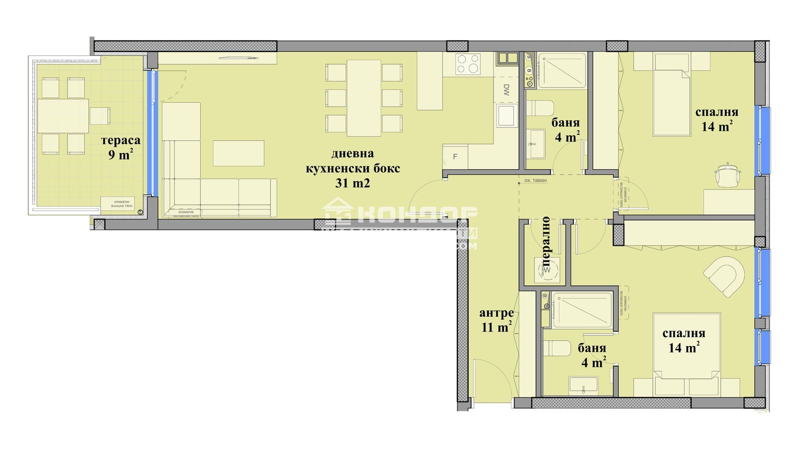 Продава 3-СТАЕН, гр. Пловдив, Тракия, снимка 2 - Апартаменти - 49951868