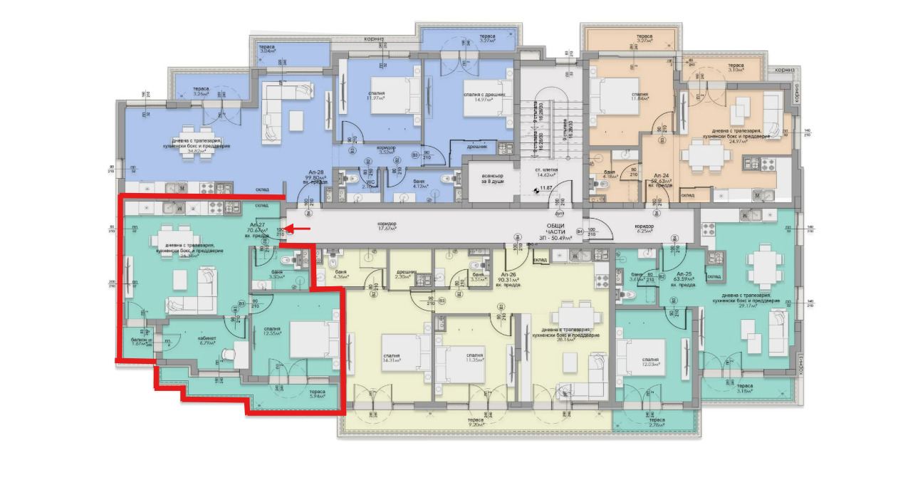 Продава 2-СТАЕН, гр. София, Малинова долина, снимка 7 - Апартаменти - 54254373