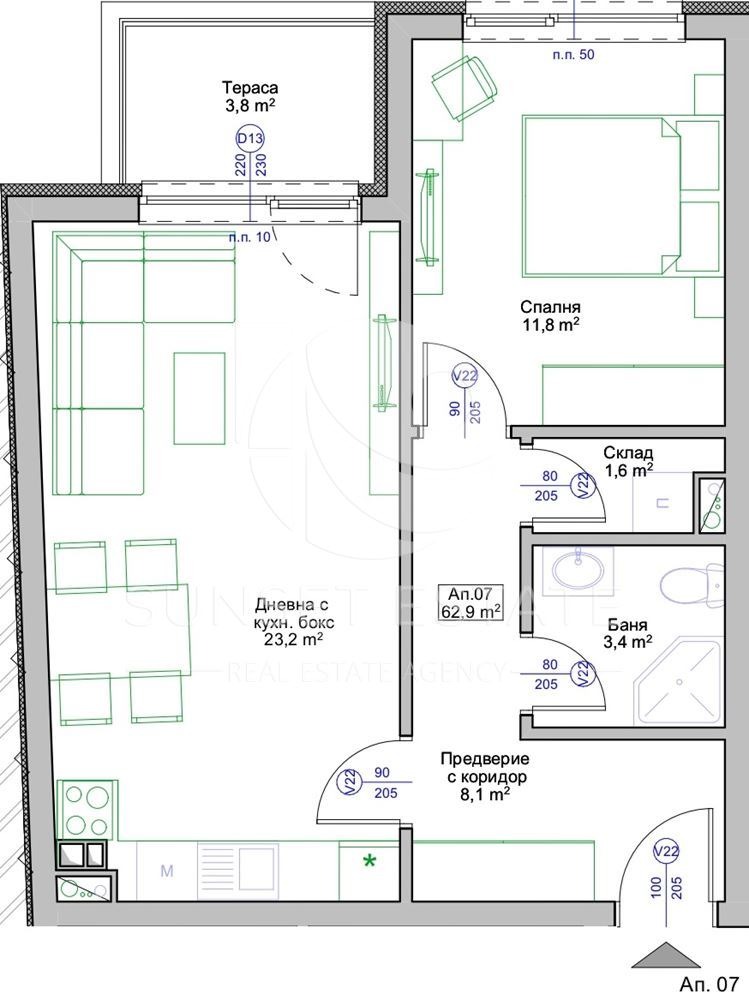 Zu verkaufen  1 Schlafzimmer region Burgas , Pomorie , 67 qm | 15631056 - Bild [4]