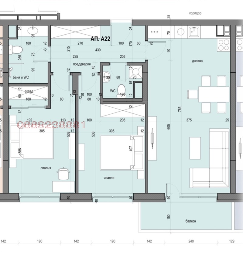 Продава  3-стаен град София , Овча купел , 109 кв.м | 16179316 - изображение [2]