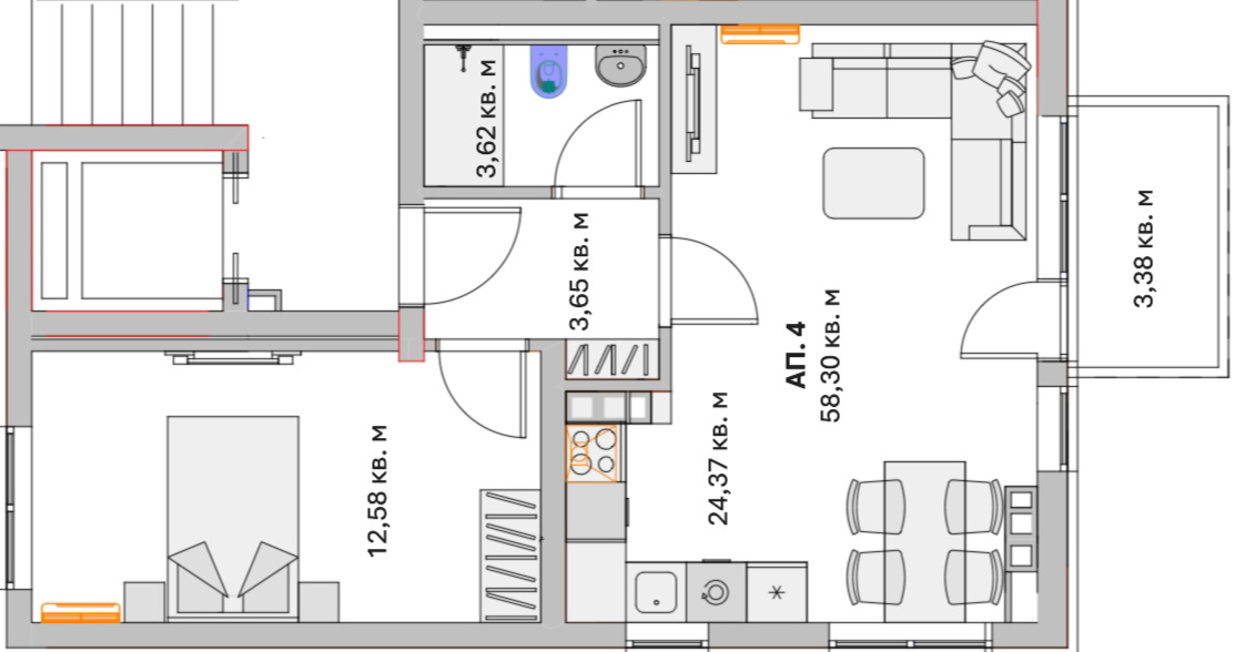 Продава 2-СТАЕН, гр. София, Малинова долина, снимка 2 - Апартаменти - 53230207