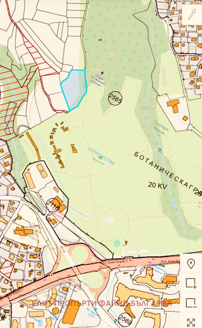 Продава ПАРЦЕЛ, гр. Варна, к.к. Св.Св. Константин и Елена, снимка 3 - Парцели - 50569970