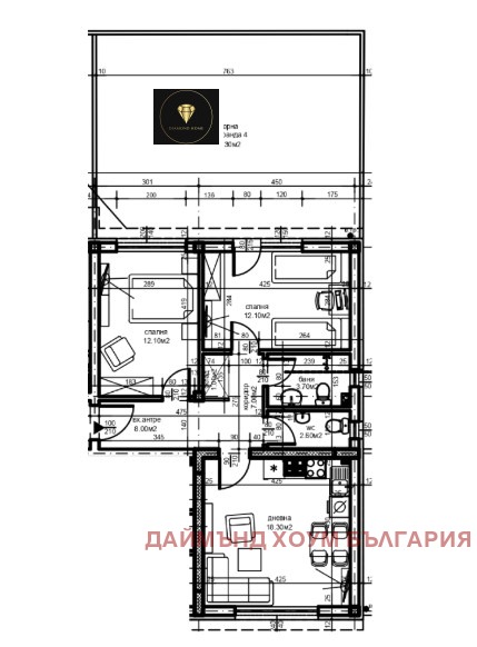 For Sale  2 bedroom Plovdiv , Hristo Smirnenski , 131 sq.m | 69768871 - image [2]