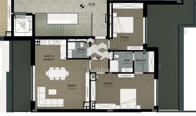 Продава 3-СТАЕН, гр. София, Витоша, снимка 9 - Апартаменти - 53160408