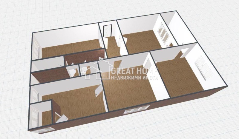 Продава 4-СТАЕН в град Търговище, Център - 110 кв.м / 120 000 € » 234 699.60 лв., ГРЕАЙТ ХОУМ ЕООД