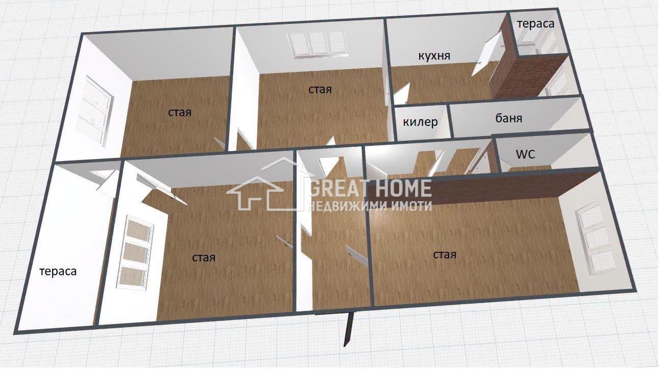 Продава 4-СТАЕН, гр. Търговище, Център, снимка 2 - Апартаменти - 54261953