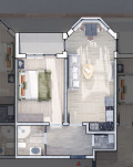Продава  2-стаен град София , Люлин 10 , 81 кв.м | 74962300 - изображение [2]