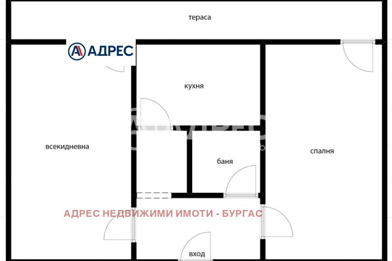 Продава  2-стаен, град Бургас, Славейков •  103 500 EUR • ID 69840707 — holmes.bg - [1] 