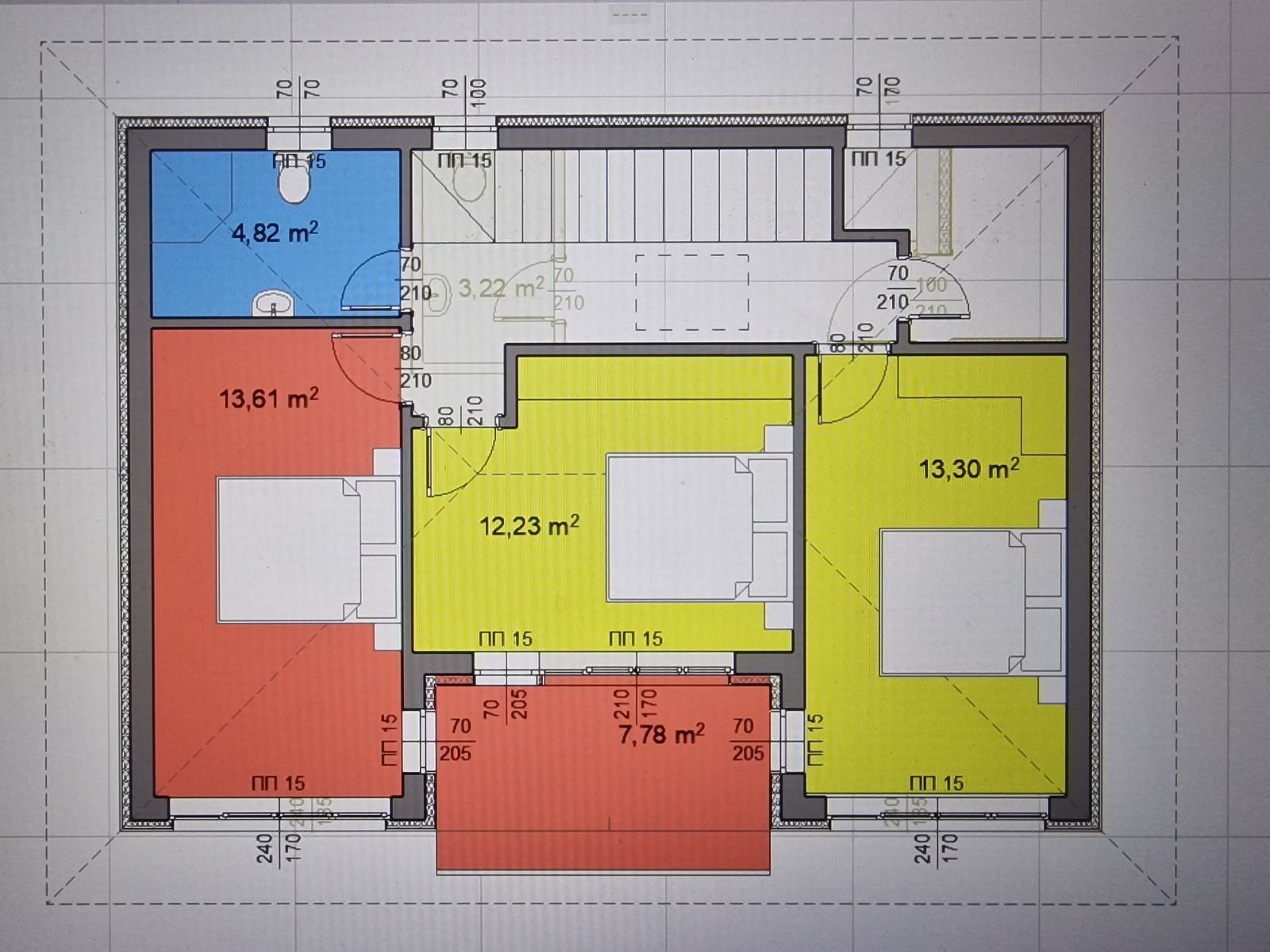Продава КЪЩА, с. Приселци, област Варна, снимка 11 - Къщи - 54957393
