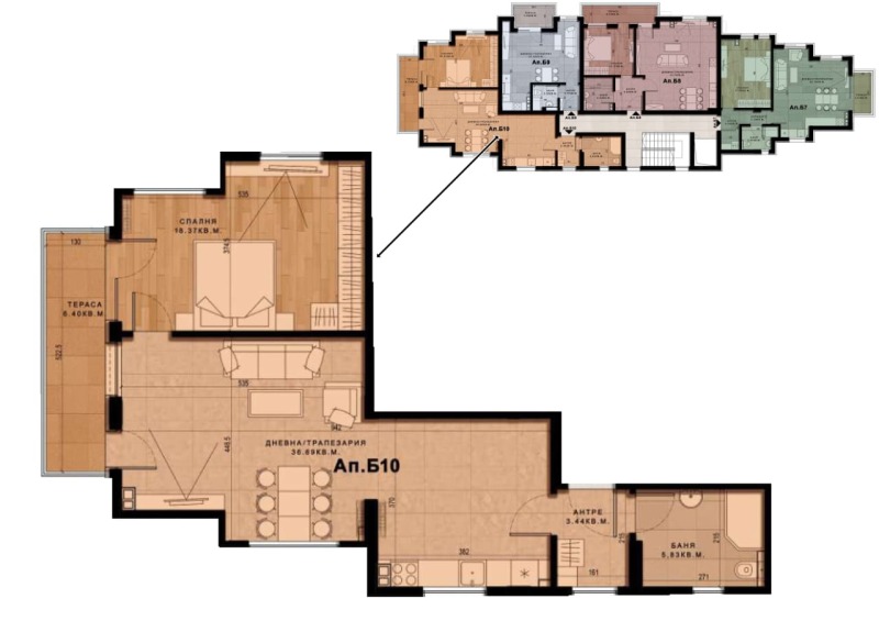 Myytävänä  3 makuuhuonetta Sofia , Mladost 1 , 185 neliömetriä | 91707527 - kuva [7]