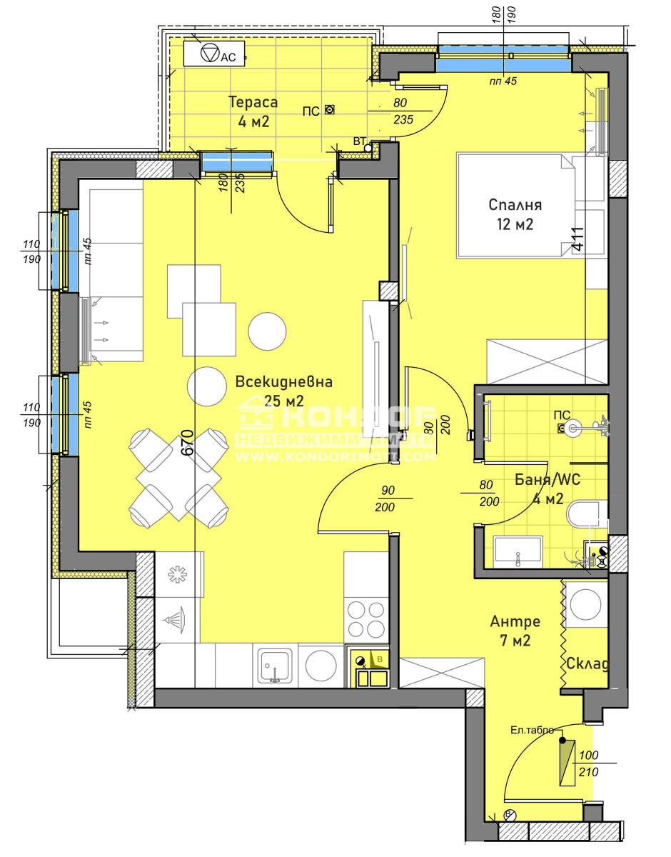 Продава 2-СТАЕН, гр. Пловдив, Беломорски, снимка 2 - Апартаменти - 56134900