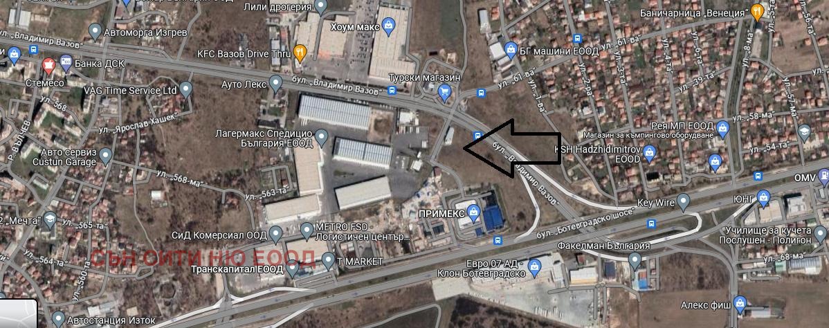 Продава ПАРЦЕЛ, гр. София, Враждебна, снимка 2 - Парцели - 54034767