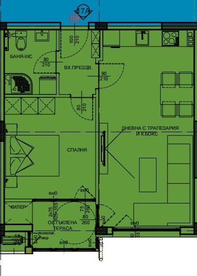 Продава  2-стаен град Търговище , Запад 3 , 63 кв.м | 18557978 - изображение [14]