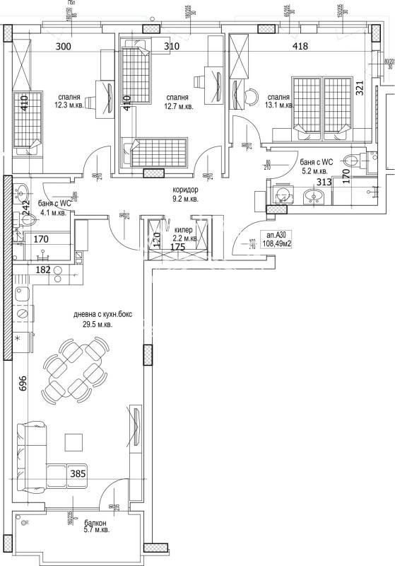 Продава 4-СТАЕН, гр. Варна, Кайсиева градина, снимка 2 - Апартаменти - 52167353