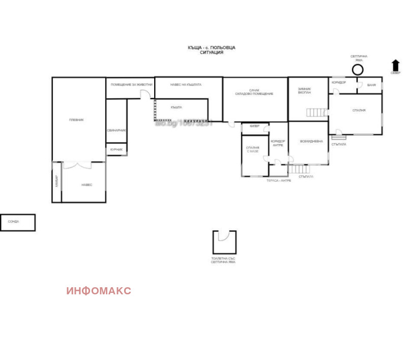 Продава КЪЩА, с. Гюльовца, област Бургас, снимка 3 - Къщи - 52221611