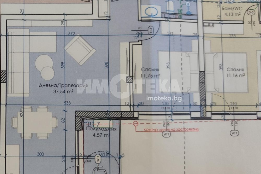 Продава 2-СТАЕН, гр. Пловдив, Младежки Хълм, снимка 4 - Апартаменти - 55143880