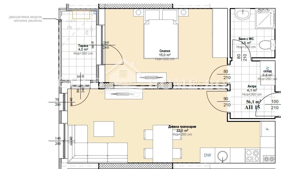 Продава 2-СТАЕН, гр. Пловдив, Христо Смирненски, снимка 2 - Апартаменти - 55267726