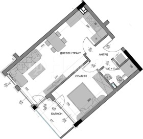 Продава 2-стаен град Варна Владислав Варненчик 1 - [1] 